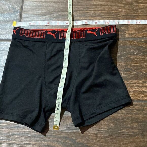 4x/$30 Puma New Kids Boxer Briefs - Black and Red Size M - Picture 9 of 9